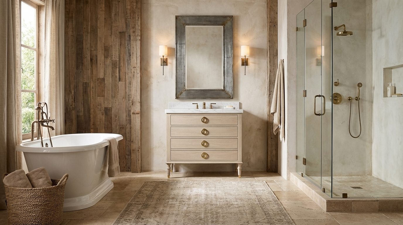 Showroom vanity setting